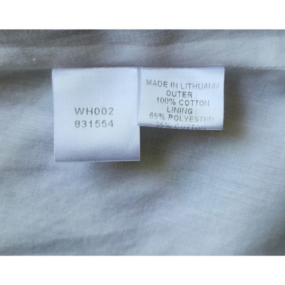 Boden Womens Cotton V-Neck Sleeveless A-Line Dress Purple Green Vacation Size 2 - Picture 7 of 8